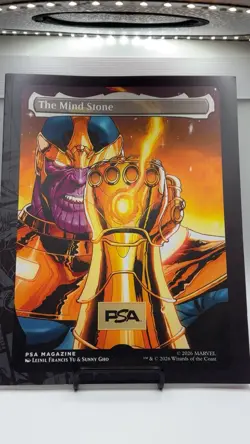 Swords to Plowshares Thanos Marvel Promo Foil Magic The Gathering Card w PSA Mag - Image 2