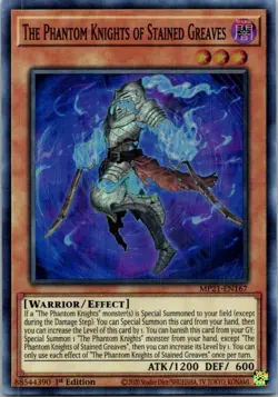 The Phantom Knights Of Stained Greaves MP21-EN167 Yu-Gi-Oh! Card NM 1st Edition - Image 1