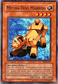 Mecha-Dog Marron FET-EN019 Yu-Gi-Oh! Card Light Play 1st Edition - Image 1