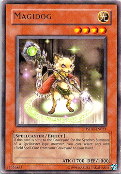 Magidog TSHD-EN023 Yu-Gi-Oh! Card Moderate Play Unlimited - Image 1