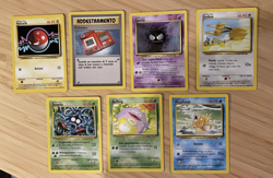 Pokemon 7 Card Lot - Base Set Unlimited Italian Wizards of the Coast WOTC - Image 1
