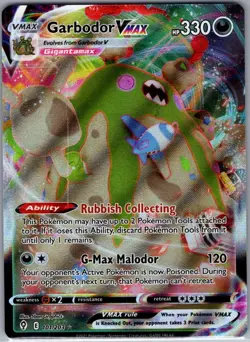 Garbodor VMAX 101/203 SWSH07: Evolving Skies - Pokemon Card - NM - Image 1