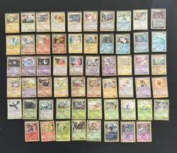 Vintage Pokemon TCG Holo & Reverse Holo Lot 58 Cards - Image 1