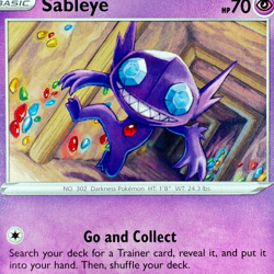 Pokemon TCG Card - Sableye 67/203 Common | 2021 Evolving Skies | lightly played - Image 3
