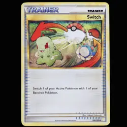 Pokemon TCG Switch 102/123 HeartGold & SoulSilver Regular Uncommon Card 2010 NM - Image 1