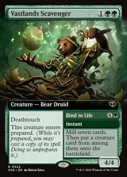Vastlands Scavenger-Secrets Of Strixhaven-Extended Art-Regular-342-NM - Image 1