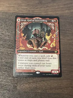 MTG Birgi, God of Storytelling Kaldheim Showcase Rare Magic The Gathering - Image 1