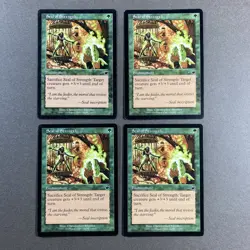 Set of x4, MTG Seal of Strength Nemesis Regular Magic The Gathering - Image 1
