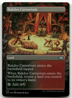 Rakdos Carnarium (Borderless) #410 (Foil) (NM) Double Masters 2022 2X2 Magic MTG - Image 1