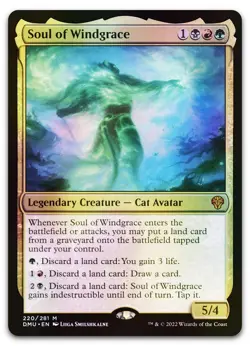 Soul of Windgrace #220 (Foil) (NM) Dominaria United DMU Magic MTG - Image 1