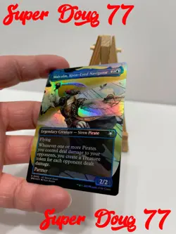 Malcolm, Keen-Eyed Navigator - Foil - NEAR MINT - Borderless - Special Guests - Image 3