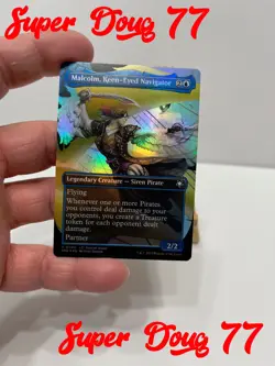 Malcolm, Keen-Eyed Navigator - Foil - NEAR MINT - Borderless - Special Guests - Image 4