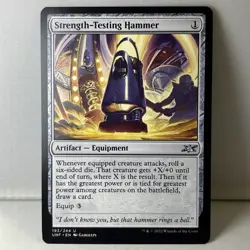Strength-Testing Hammer (193) Unfinity UNF MTG Magic The Gathering - Image 1