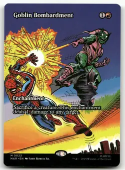 Goblin Bombardment (Borderless) #23 NM Marvel Universe Eternal-Legal Magic MTG - Image 1