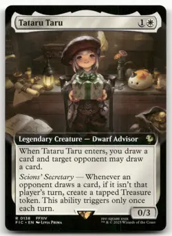 Tataru Taru (Extended Art) #138 (NM) Final Fantasy FIC Magic MTG - Image 1
