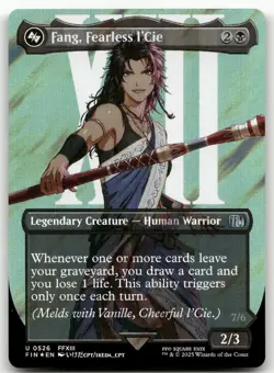 Fang, Fearless l'Cie (Borderless) (Surge Foil) #526 NM Final Fantasy Magic MTG - Image 1