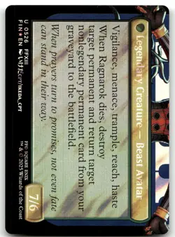 Fang, Fearless l'Cie (Borderless) (Surge Foil) #526 NM Final Fantasy Magic MTG - Image 2