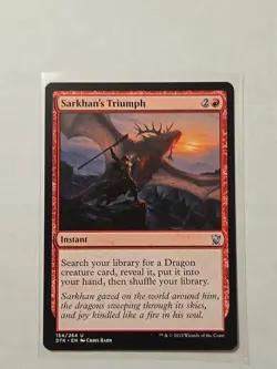 Sarkhan’s Triumph – Dragons of Tarkir – LP - Uncommon - Instant - Image 1