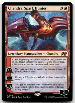 Chandra, Spark Hunter #116 (NM) Aetherdrift DFT Magic MTG - Image 1