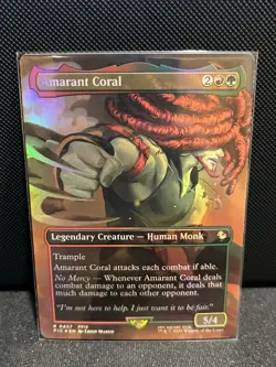 2025 Final Fantasy MTG Amarant Coral Extended Art Foil 457 - Image 1