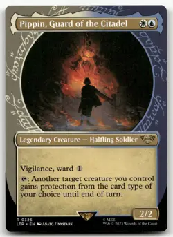 Pippin, Guard of the Citadel (Showcase) #326 NM Lord of the Rings LTR Magic MTG - Image 1