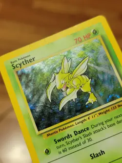 PL Scyther 017/130 Base Set 2 Holo Rare Pokemon Card - Image 2