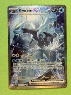 Kyurem ex 165/086 Scarlet & Violet - Black Bolt Pokemon TCG - Image 1