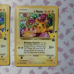 Pokemon Birthday Pikachu 24/53 Celebrations Classic Collection Holo NM - Image 3