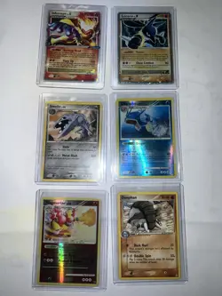 2006-2007 Pokemon Card Lot (6), Mix of Promos, Reverse Holos, and Normal - Image 1