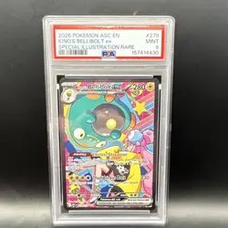 Pokemon Iono's Bellibolt ex 279/217 Me: Ascended Heroes SIR Holo EN PSA 9 - Image 1