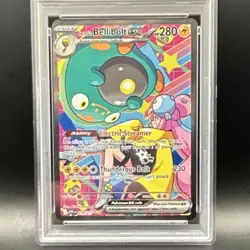 Pokemon Iono's Bellibolt ex 279/217 Me: Ascended Heroes SIR Holo EN PSA 9 - Image 2