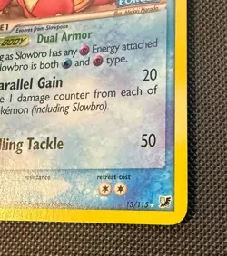 Pokemon TCG Slowbro 13/115 Unseen Forces Reverse Holo Stamped - Image 4
