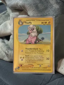 Flaaffy Uncommon Regular Stage 1 Aquapolis 47/147 80HP Pokemon TCG 2002 mp - Image 1