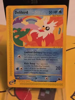 Pokemon TCG Delibird 49/144 Skyridge Common Regular English NM - Image 2