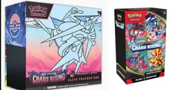 1 Chaos Rising Pokemon Center ETB + 1 Chaos Rising Booster Bundle - Image 1