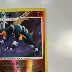 Pokemon Houndoom Legends Awakened Reverse Holo Uncommon Stage 1 57/146 2008 - Image 2