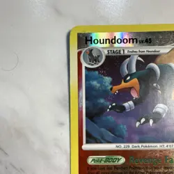 Pokemon Houndoom Legends Awakened Reverse Holo Uncommon Stage 1 57/146 2008 - Image 3