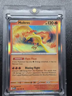 Moltres RARE HOLO FOIL REFRACTOR POKEMON TRADING CARD TCG MINT - Image 1