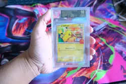 2025 POKEMON JPN MEGA EVOLUTION MCDONALDS PROMO #020 PIKACHU BGS 10 BLACK LABEL - Image 4