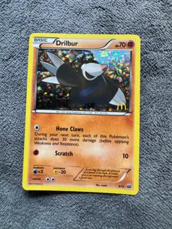 Drilbur 8/12 008/012 McDonald's Promos 2012 Pokemon TCG Promo LP - Image 1