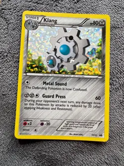 2012 Pokemon TCG McDonald’s Promo Klang Confetti Holo 11/12 LP - Image 1
