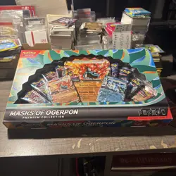 POKEMON TCG OF MASKS OF OGERPON PREMIUM COLLECTION BOX NEW FACTORY SEALED - Image 1