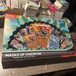 POKEMON TCG OF MASKS OF OGERPON PREMIUM COLLECTION BOX NEW FACTORY SEALED - Image 3
