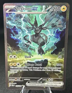 Pokemon TCG Zekrom EX Black Bolt 166/086 Special Illustration Rare - Image 1