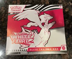 Pokemon TCG Scarlet Violet White Flare Elite Trainer Box New Sealed - Image 1