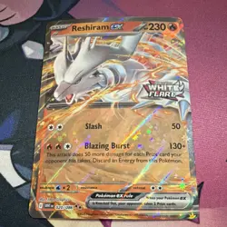 Pokemon TCG Reshiram ex 020/086 NM ( White Flare Promo Stamp ) Holo Pokemon - Image 3