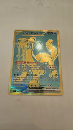 Chien-Pao EX 242/091 Pokemon Paldean Fates Holo Gold Full Art Hyper Rare - Image 2