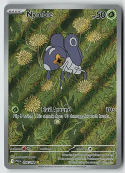 Nymble 096/094 Illustration Rare Phantasmal Flames Pokemon Near Mint - Image 1