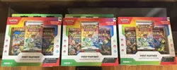 Pokemon First Partner Illustration Collection Series 1 (x3) NEW - Image 1