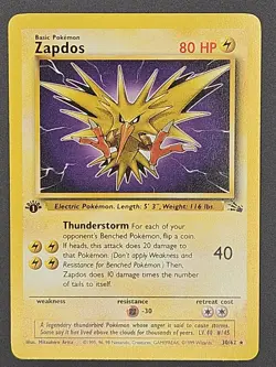 Pokemon TCG 1st Edition Legendary Birds Fossil Non Holo Rare Lot WOTC VTG 1999 - Image 5